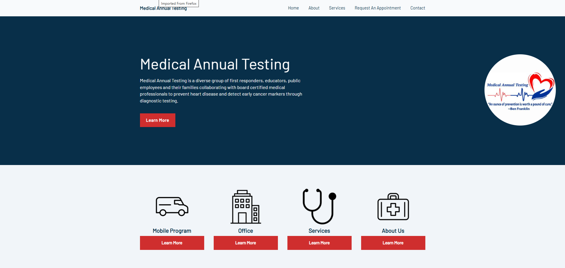 Medical Annual Testing Joins the World Wide Web